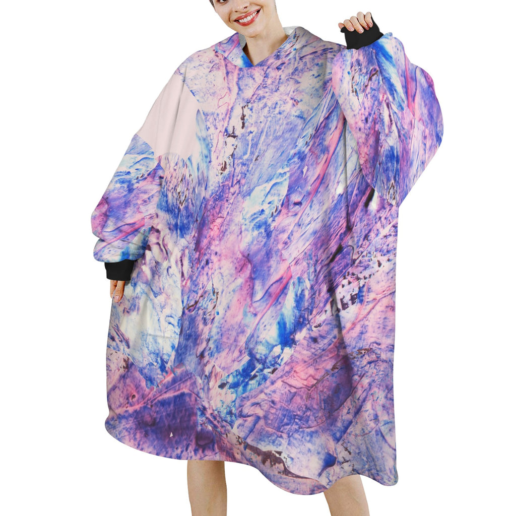 Butterfly by Lu Meng Unisex Blanket Hoodie