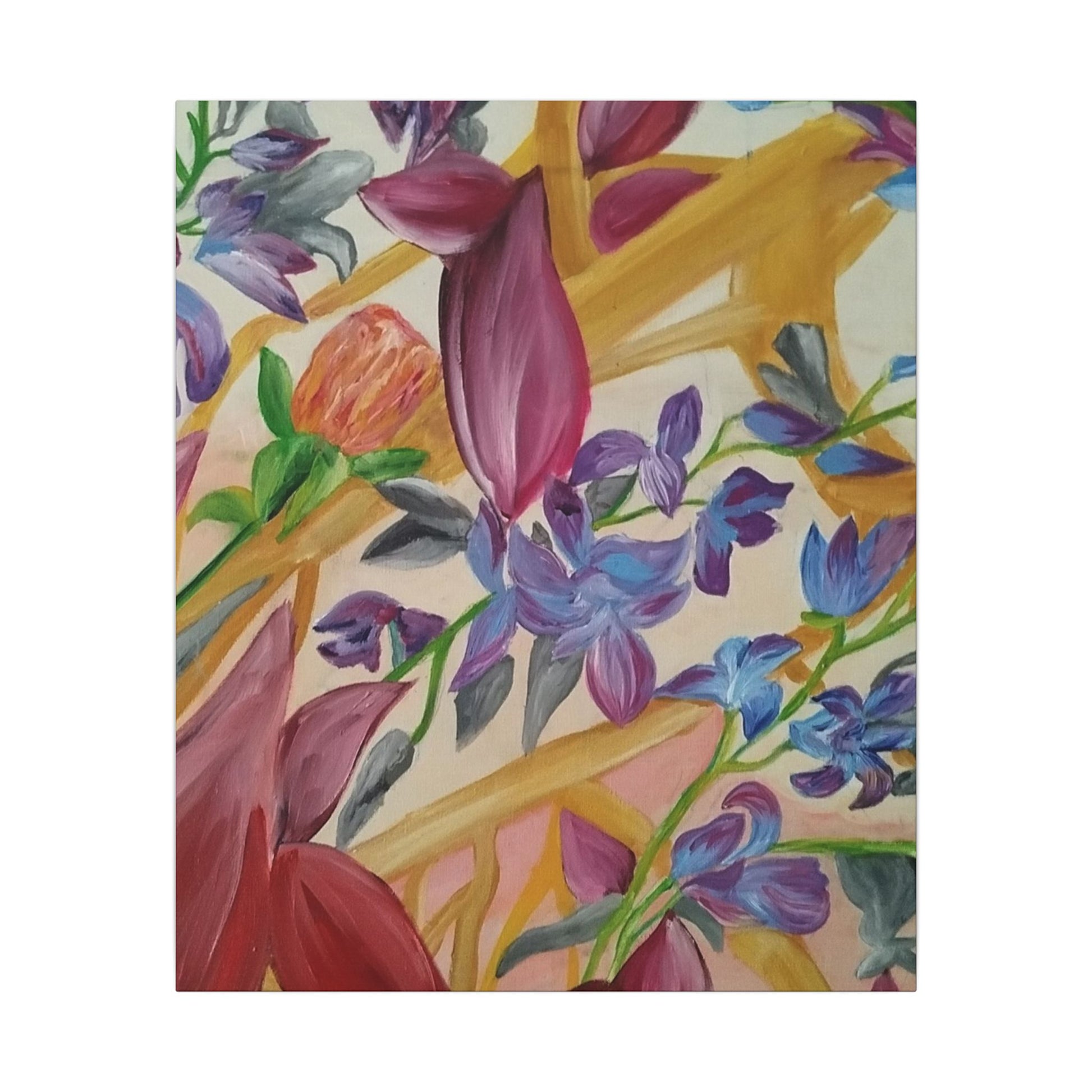 'A Dream of Flowers' Canvas