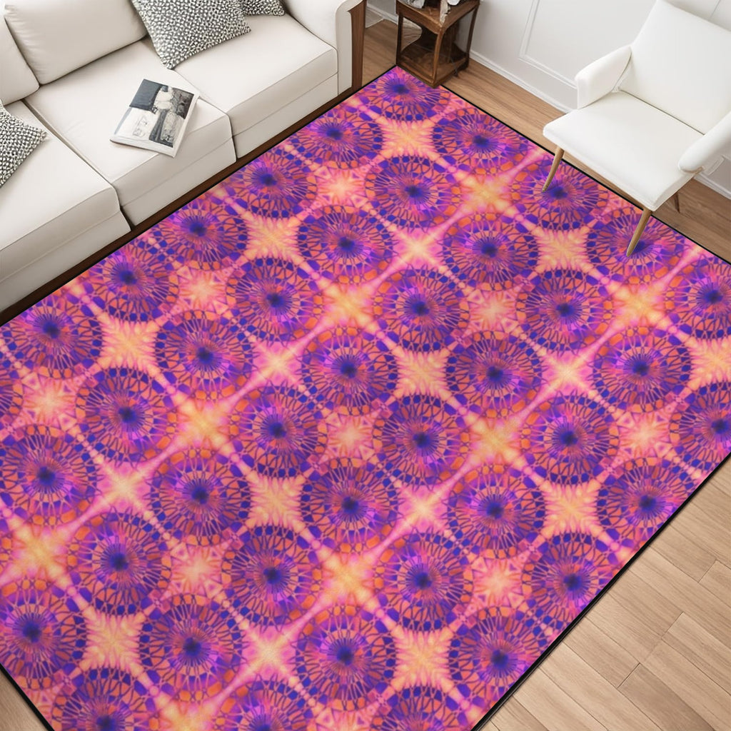 Net Circles by Uta Feinstein Area Rug