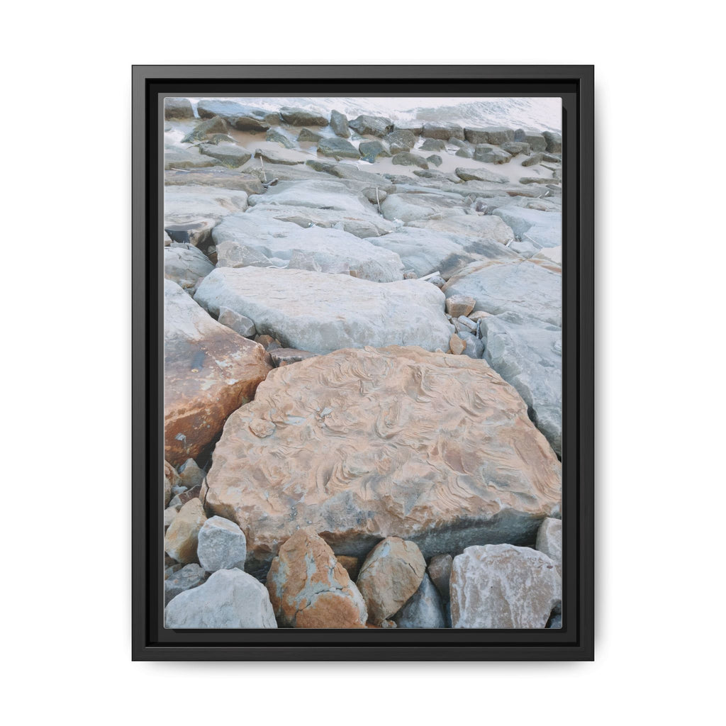 'A Time' Framed Canvas Art