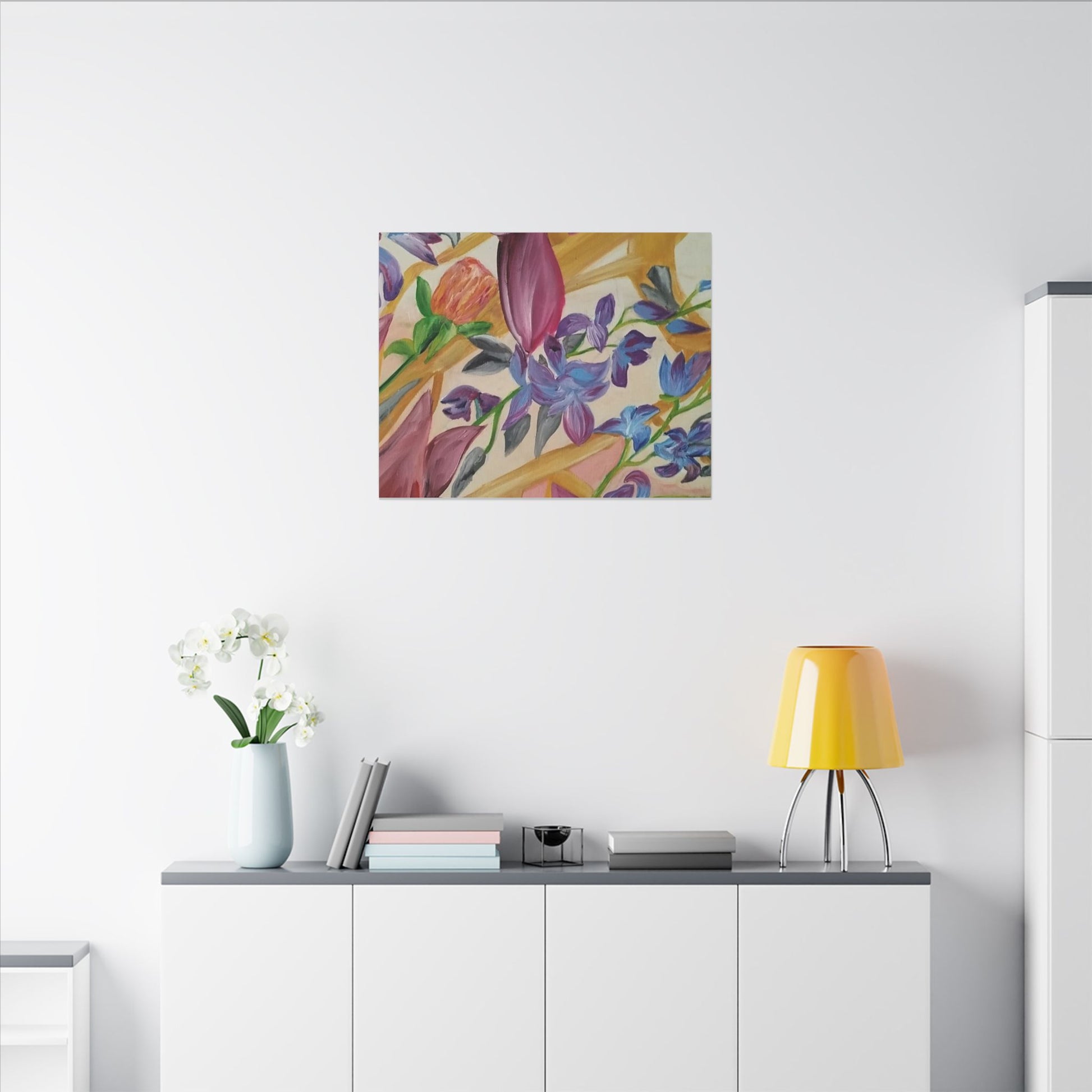 'A Dream of Flowers' Canvas