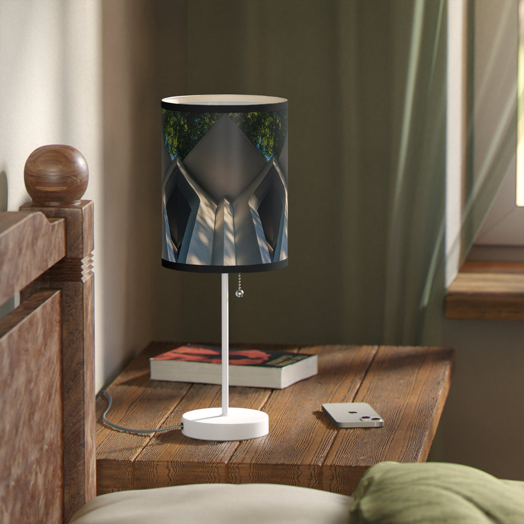 Geometric Corner Table Lamp
