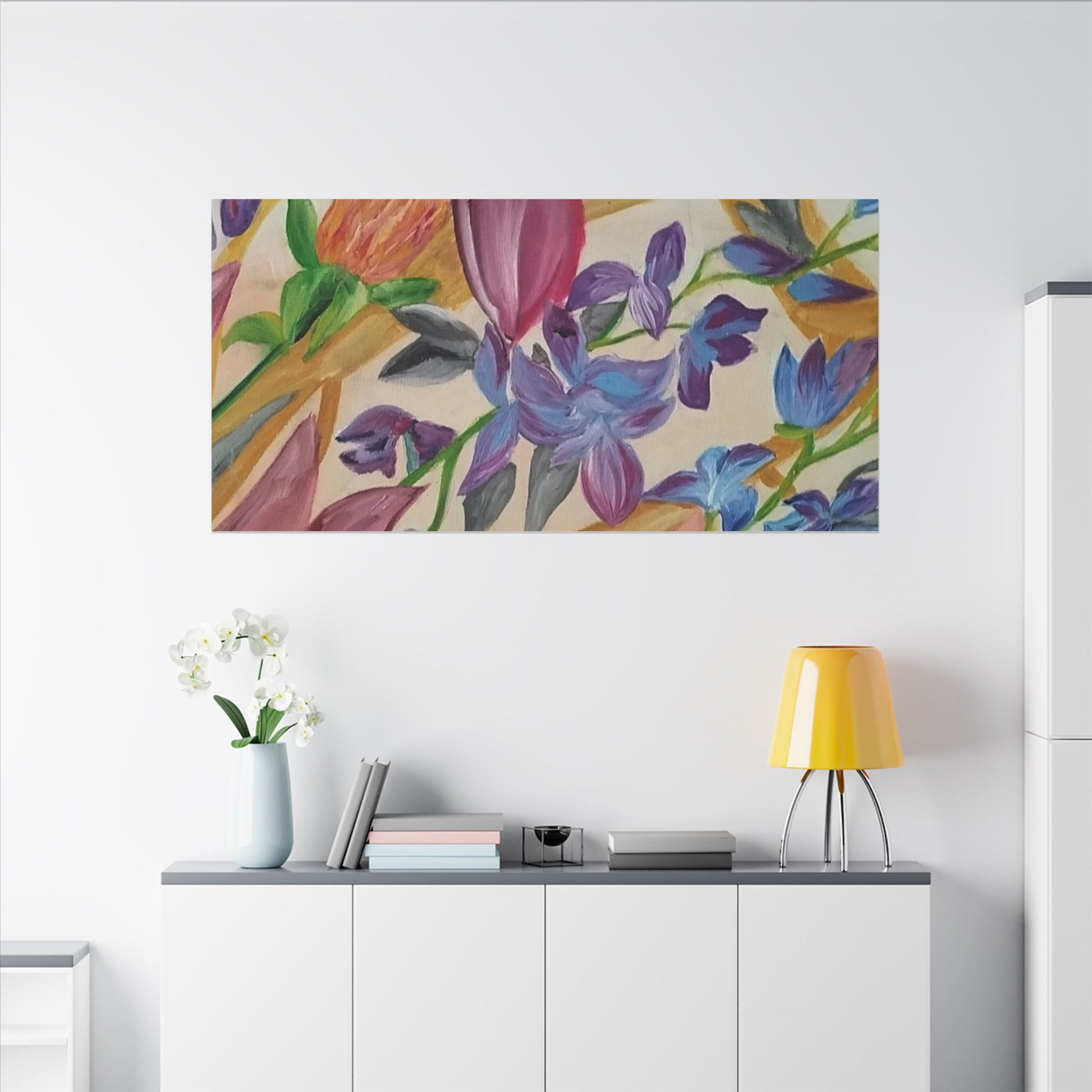 'A Dream of Flowers' Canvas