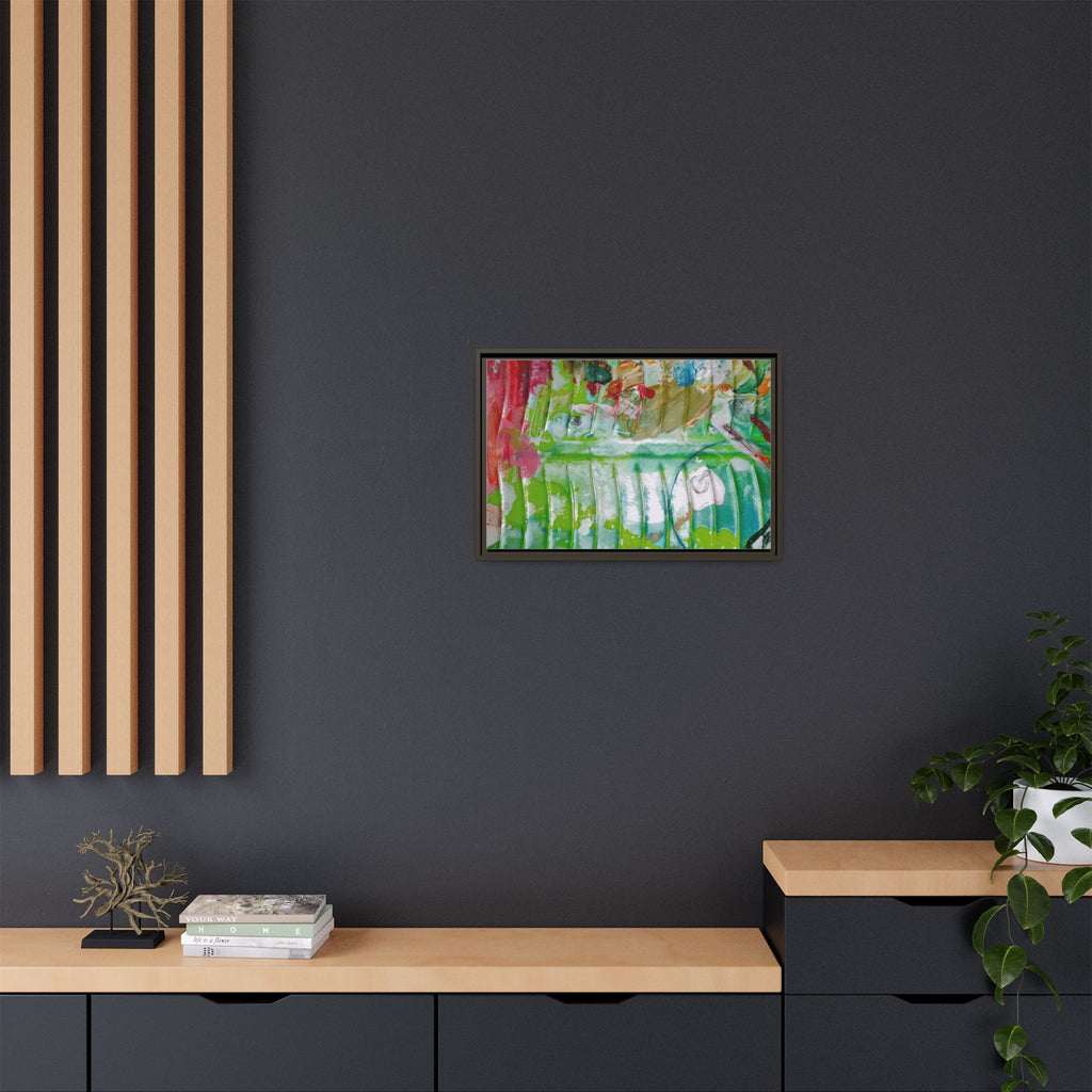 'A Mix of Life' Framed Canvas Art