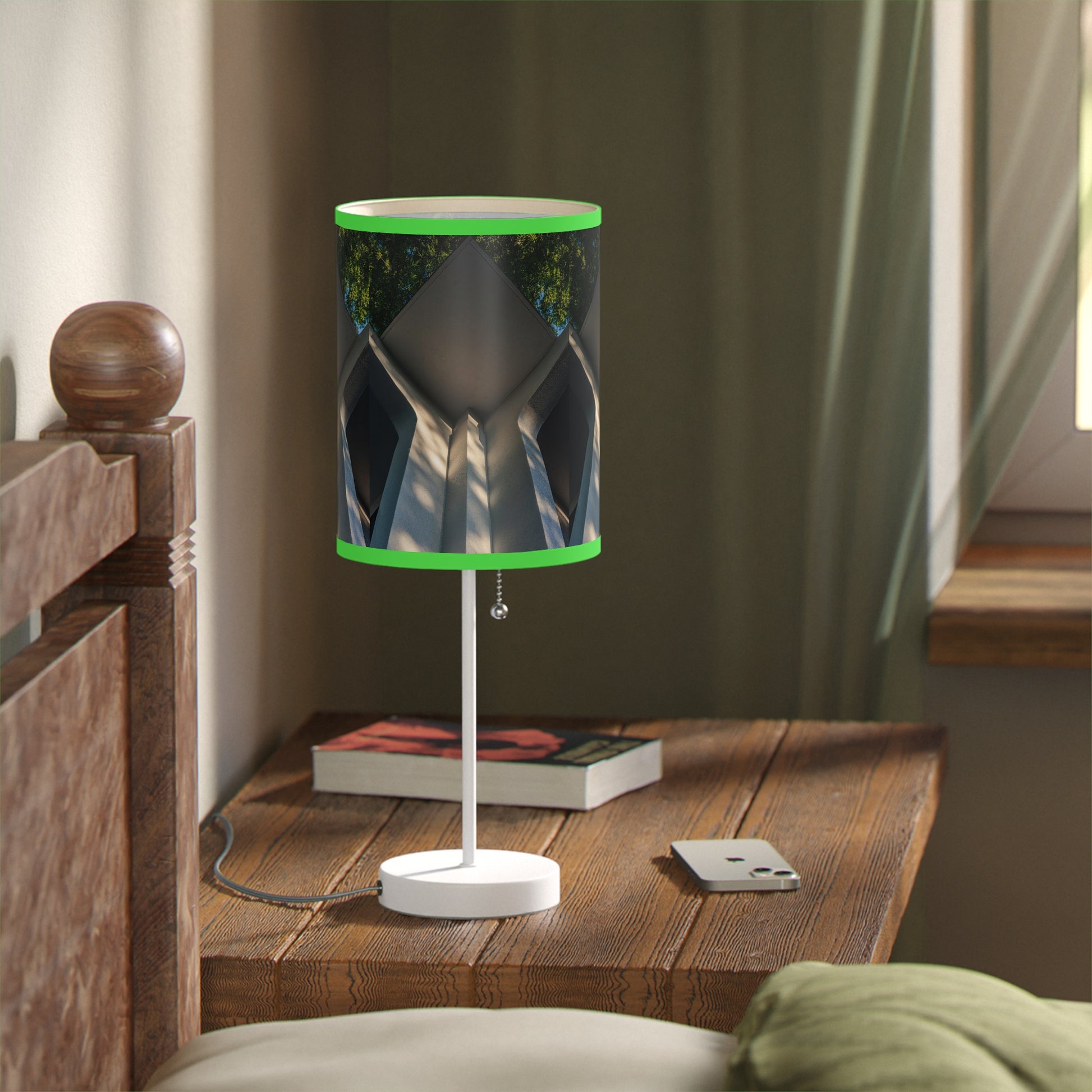 Geometric Corner Table Lamp