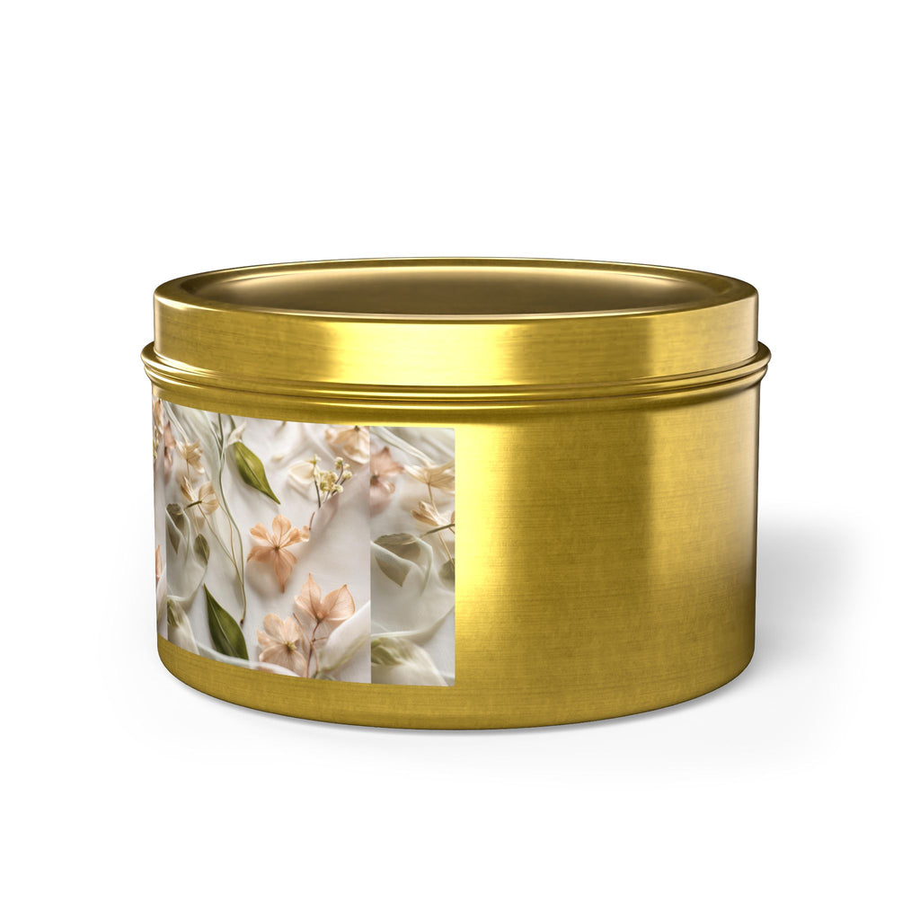 Botanical Elegance Tin Candles
