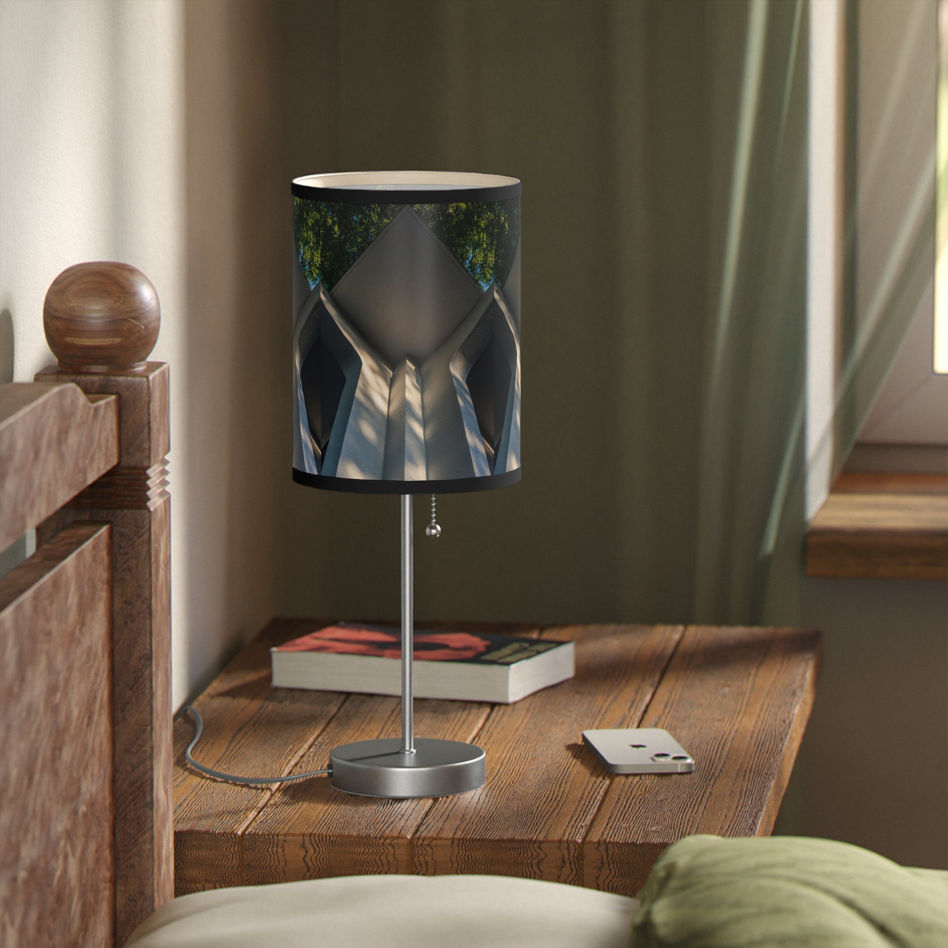Geometric Corner Table Lamp