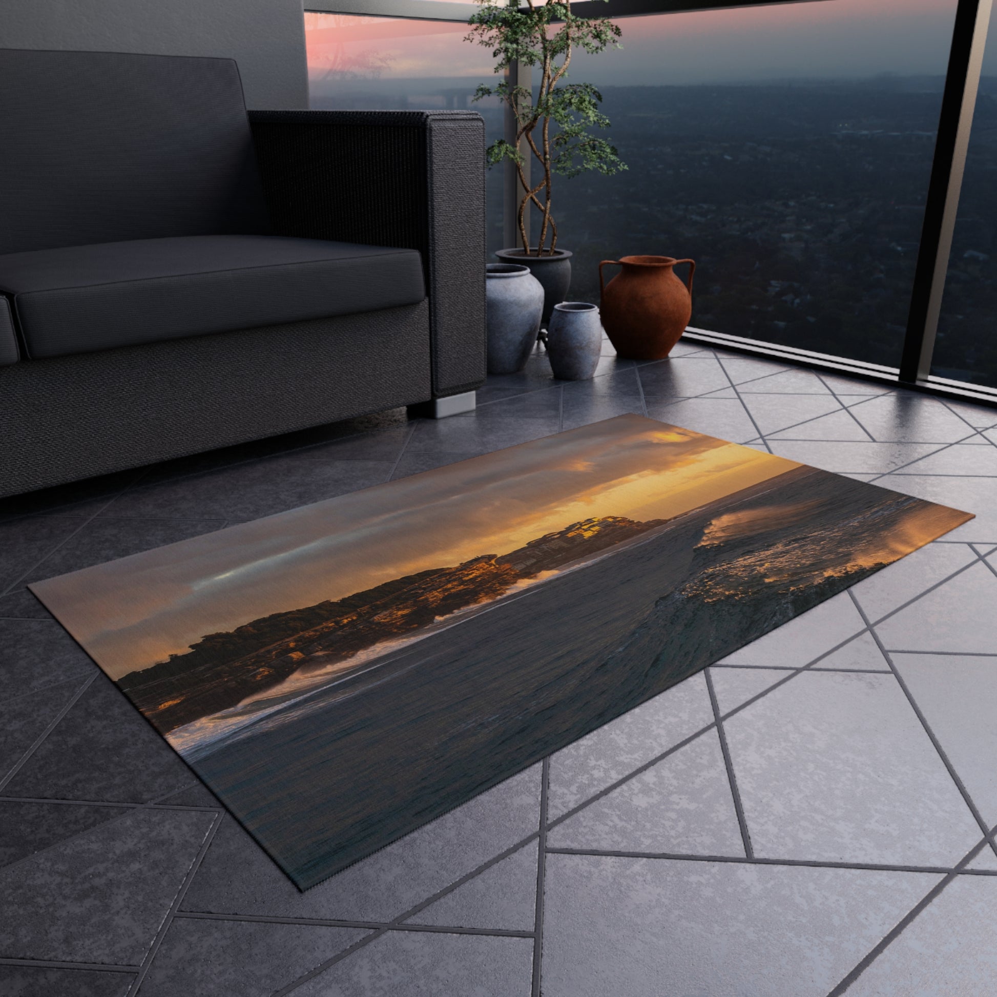 Bronte Surf Outdoor Rug