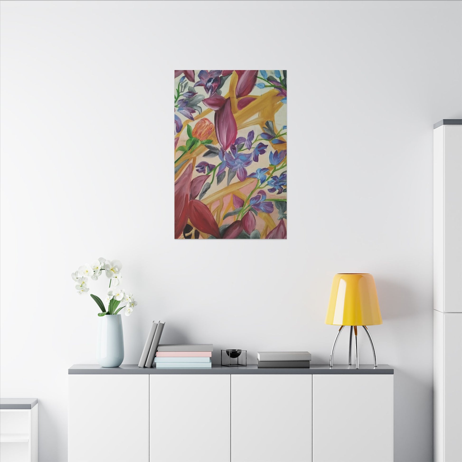 'A Dream of Flowers' Canvas