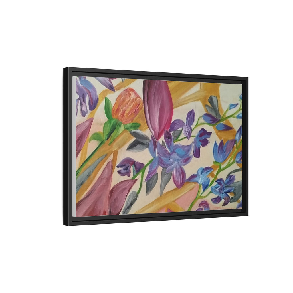 'A Dream of Flowers' Framed Canvas Art