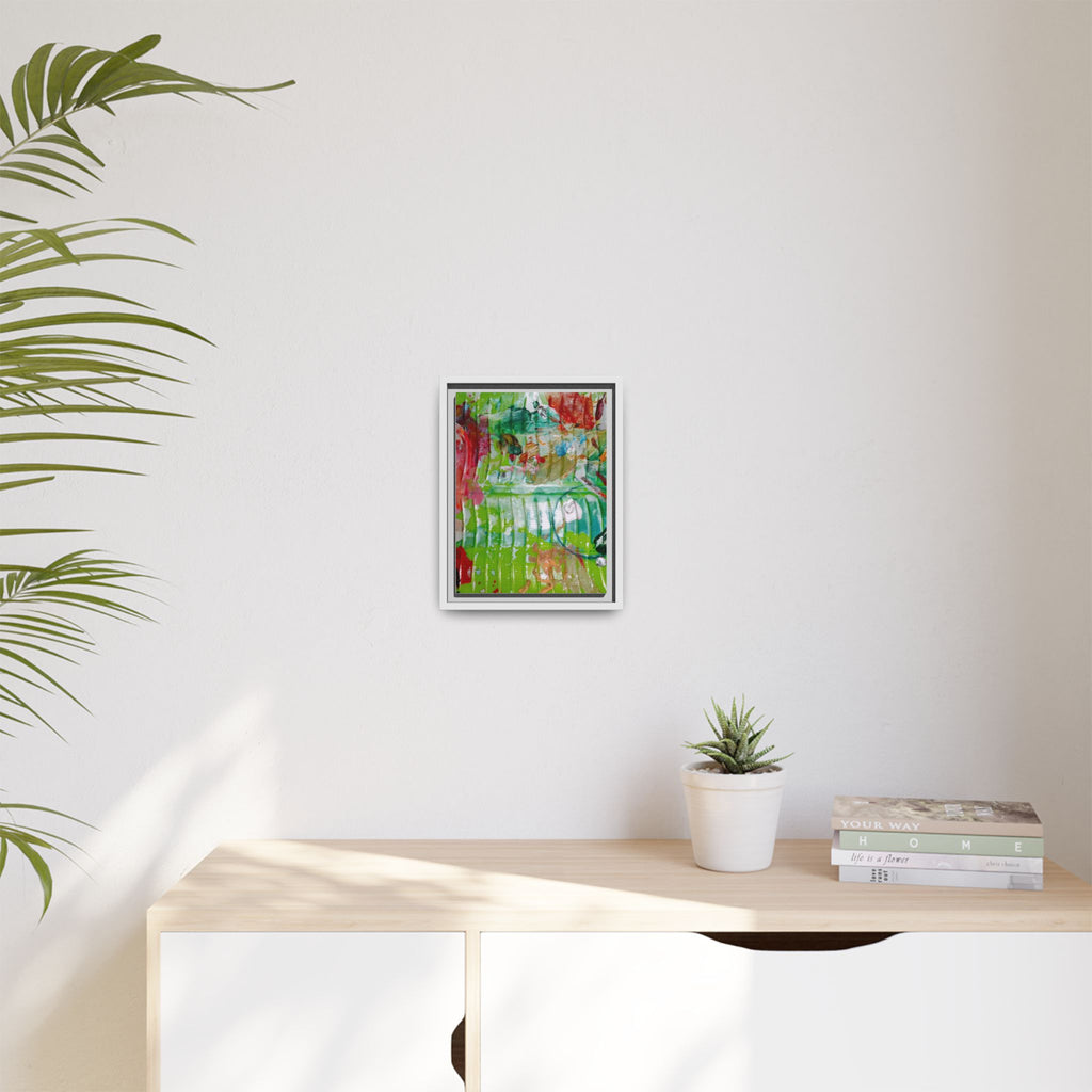 'A Mix of Life' Framed Canvas Art
