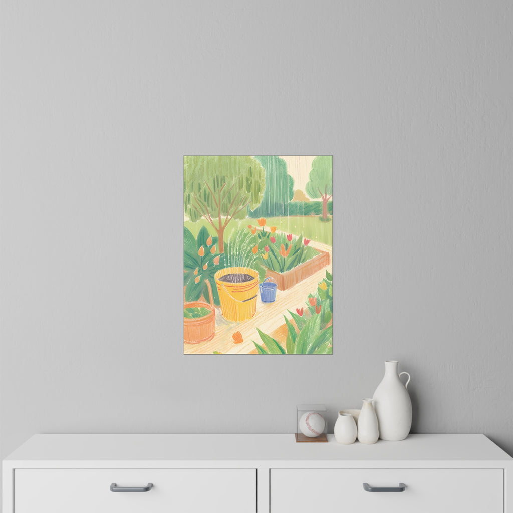 Rain Garden Wall Decals