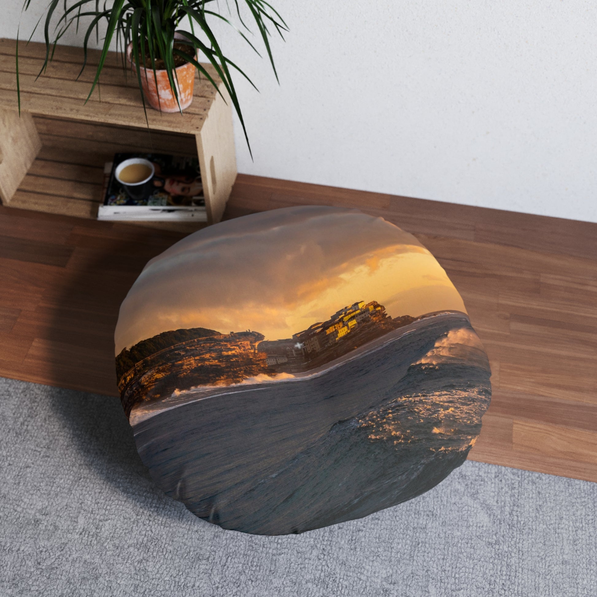 Bronte Surf Tufted Floor Pillow