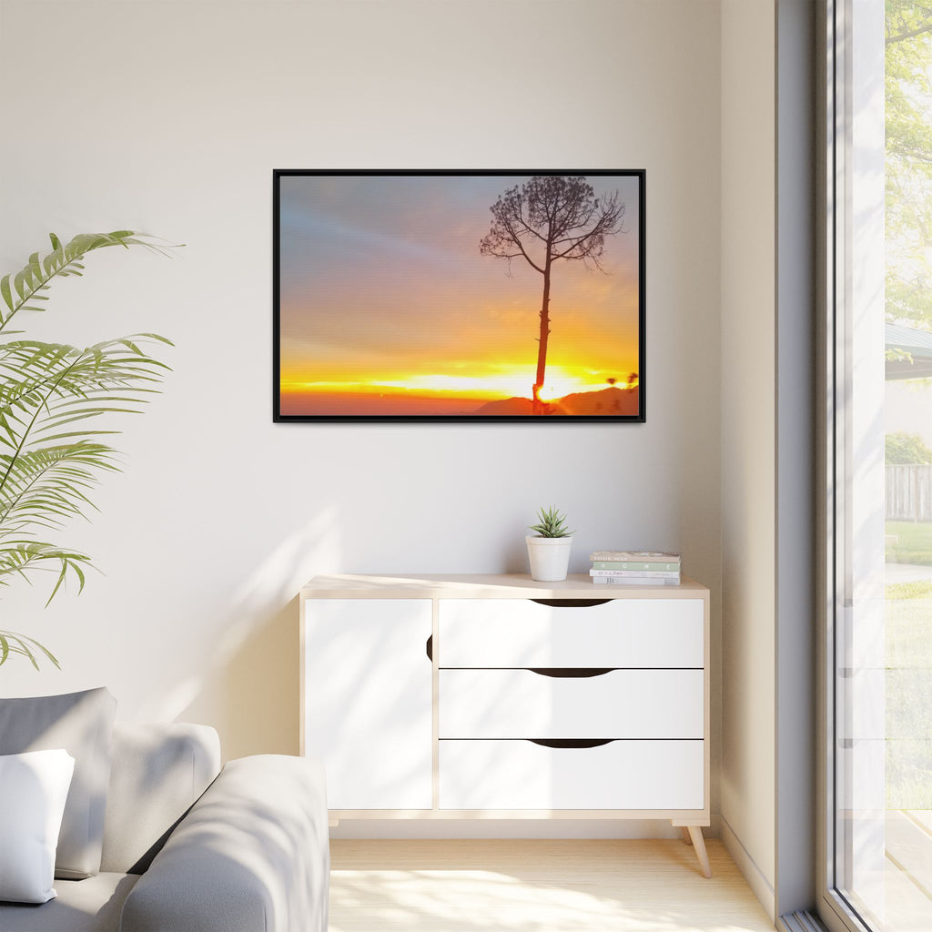'A Root Light'  Framed Canvas Art