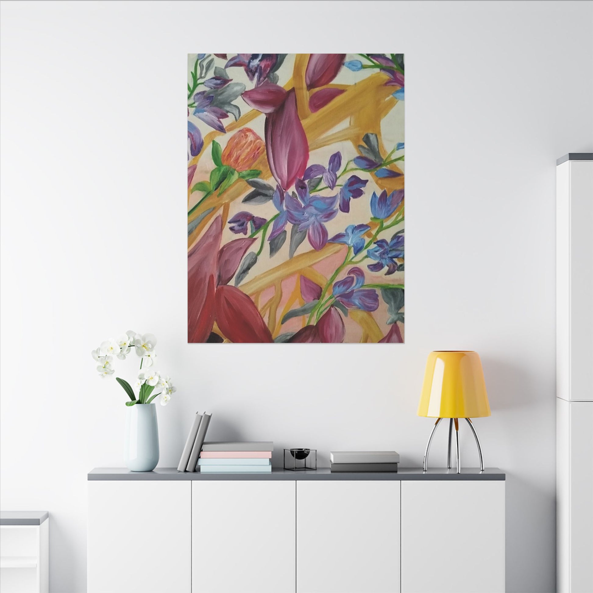 'A Dream of Flowers' Canvas