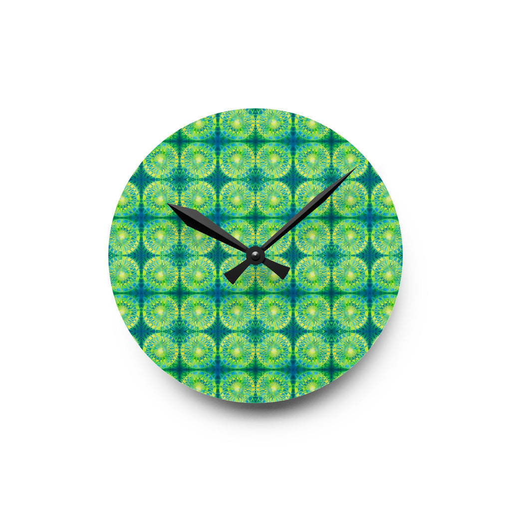 Safety Net Circles by Uta Feinstein Wall Clock