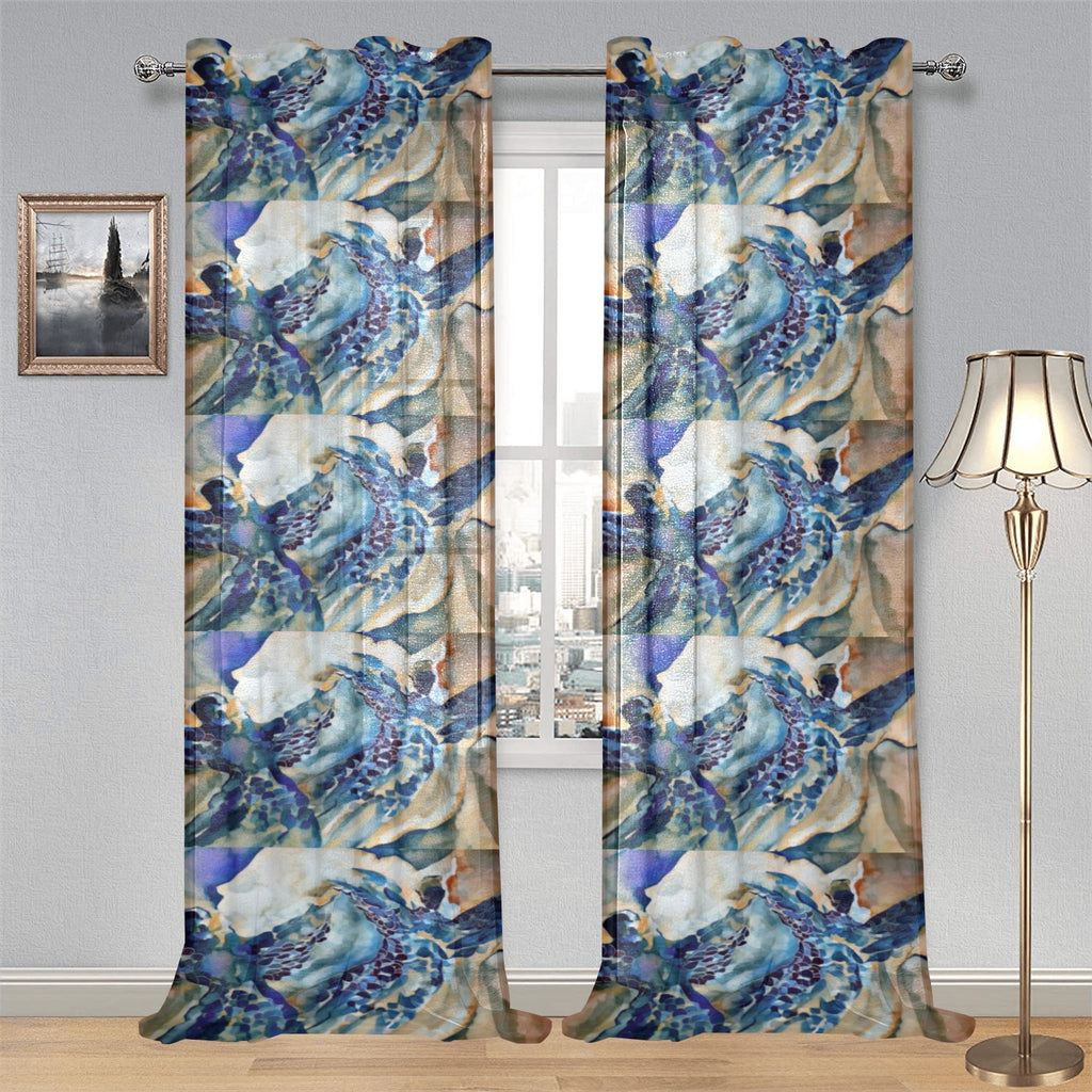 Liminal Light 1 by Helena Barbagelata Curtain (Two-Piece)