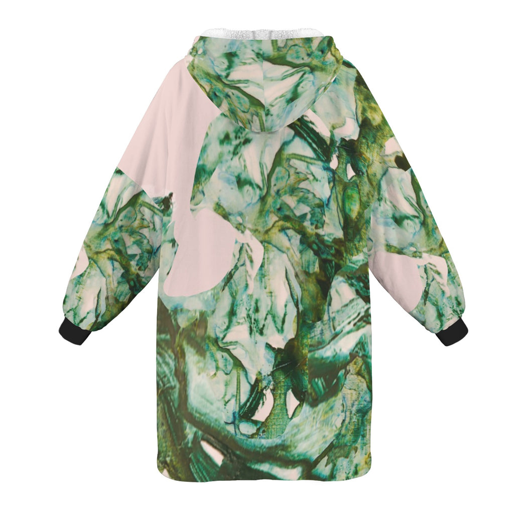 Vegetating by Lu Meng Unisex Blanket Hoodie