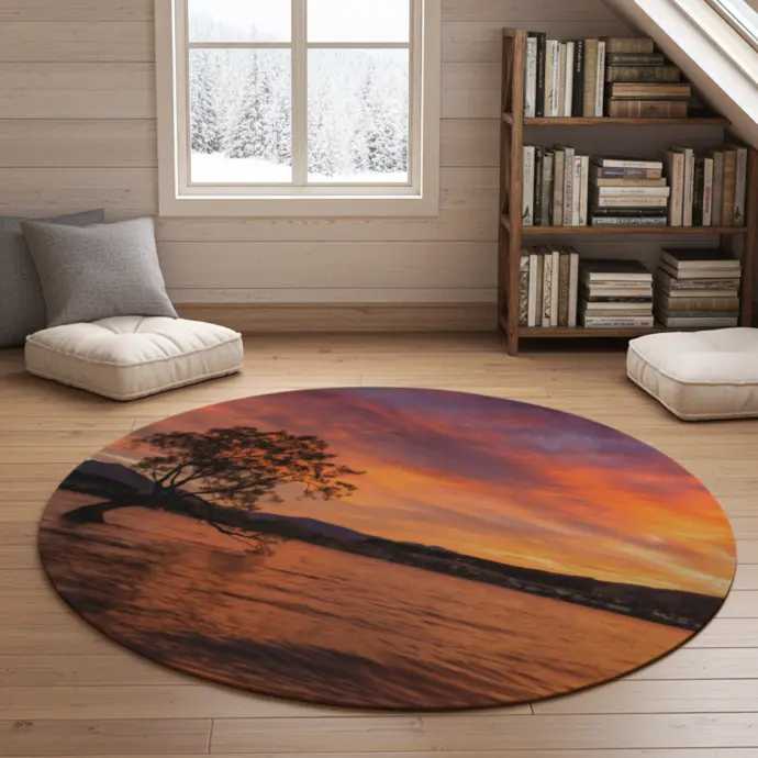 Wanaka Queenstown Round Rug