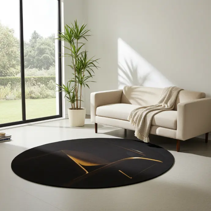 Shadow Chair Round Rug