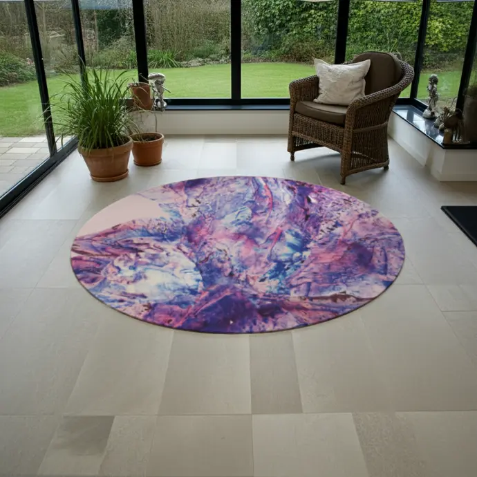 Butterfly Round Rug