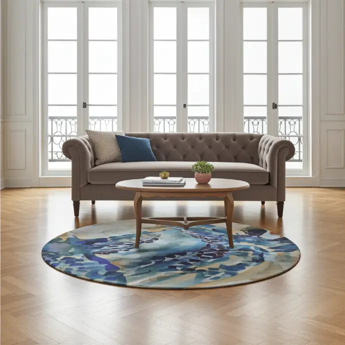 Liminal Light Round Rug