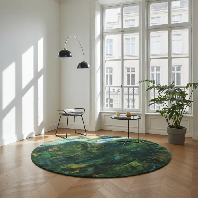 The Woods and The Trees Round Rug