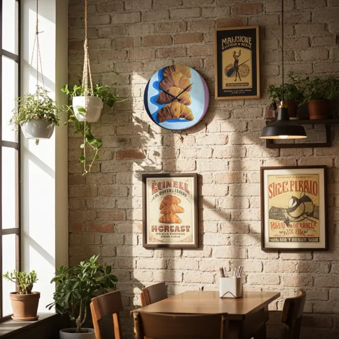 Simon Pink Wall Clock