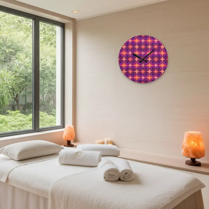 Net Circles Wall Clock