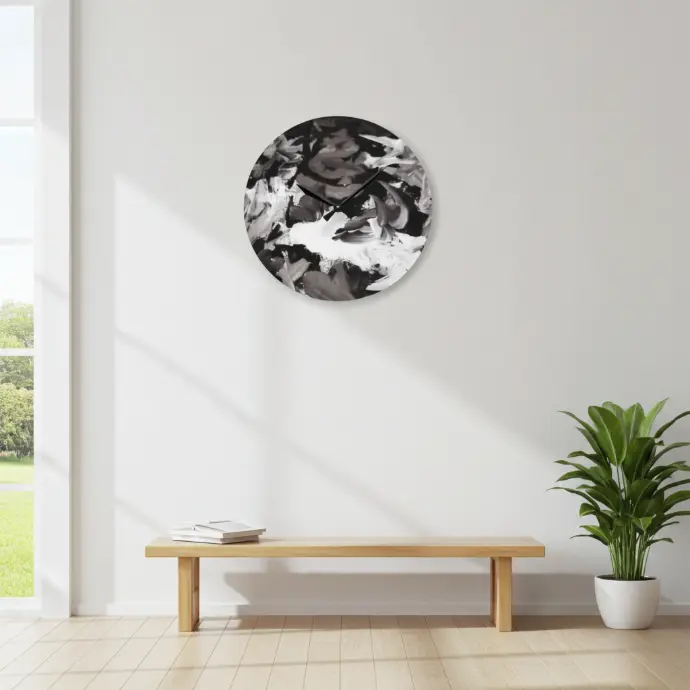 The Artist's Palette I In the Shadows Clock