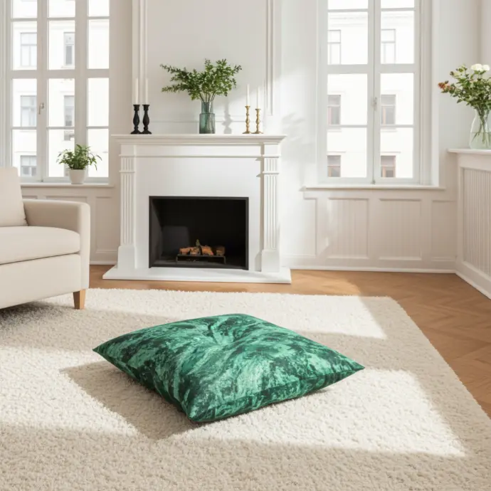 [malachite] Malachite Floor Cushion