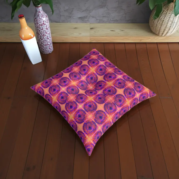 [uta] Net Circles Floor Cushion