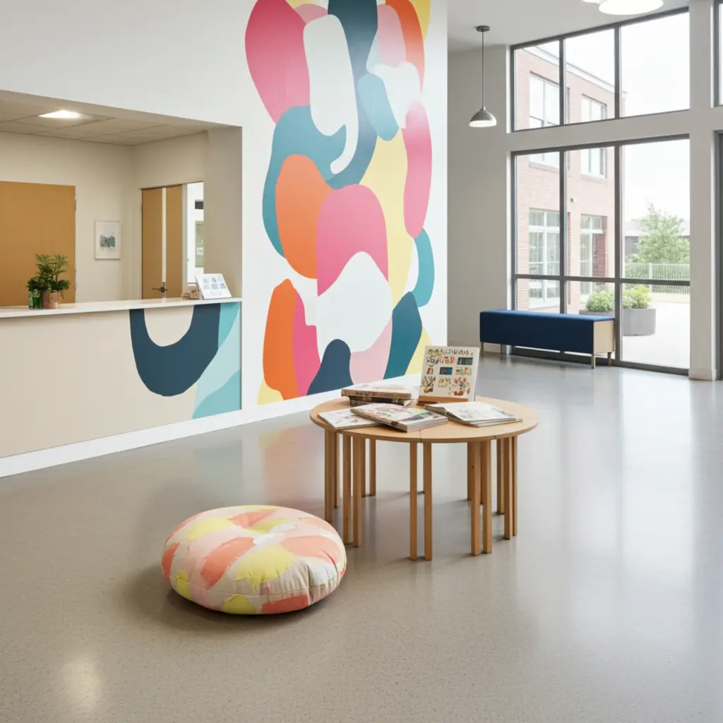 Mind Garden Hue 3 Tufted Round Floor Cushion