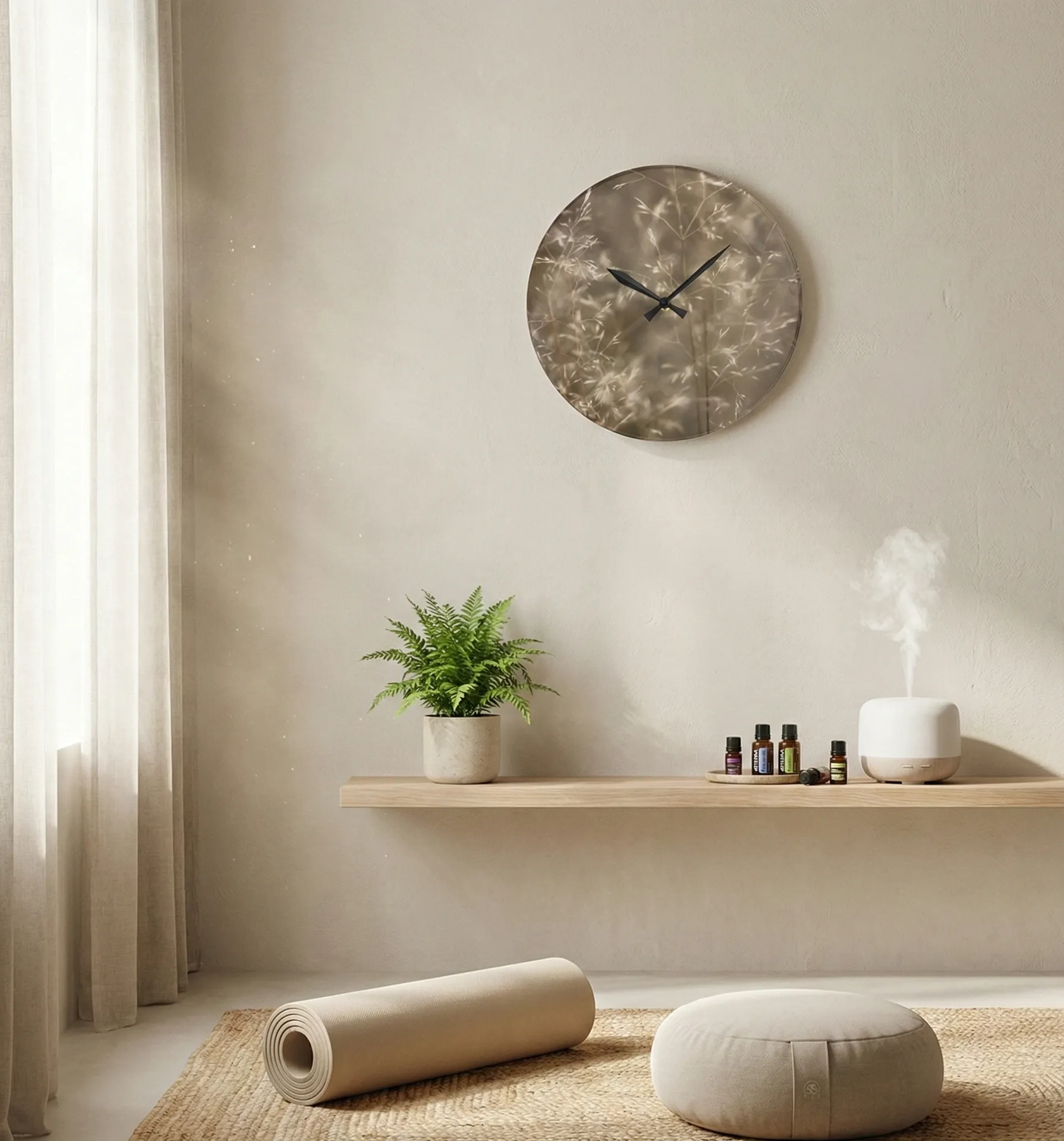 Kat Mahale Wall Clock 
