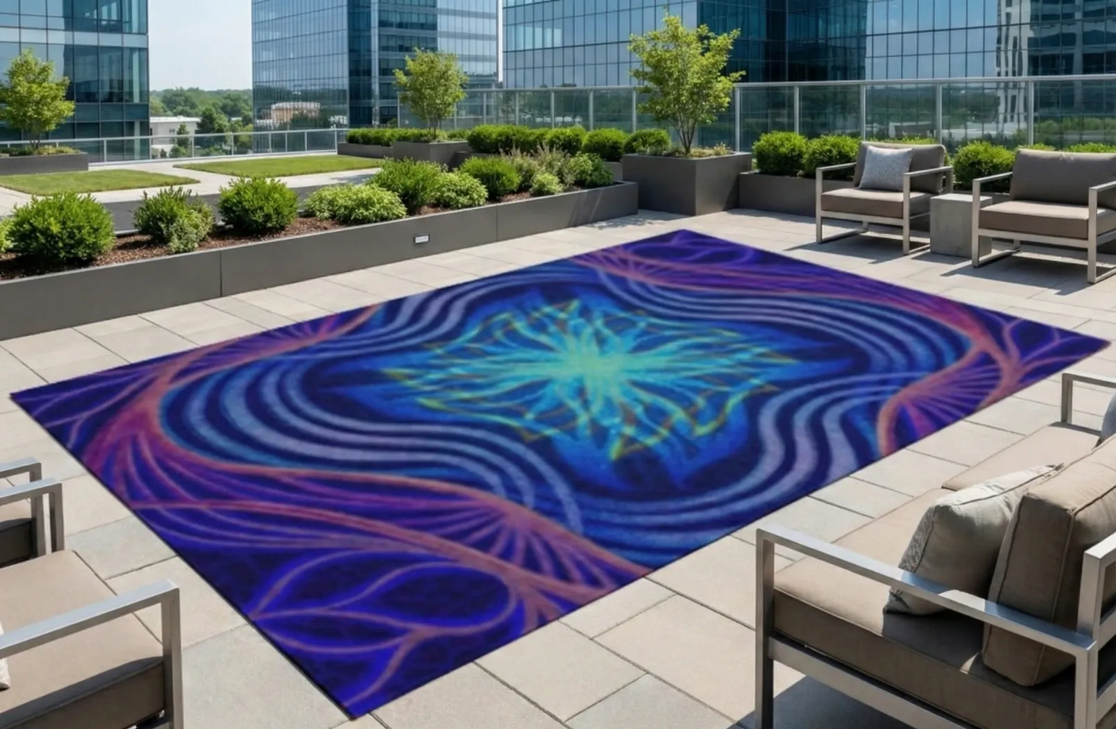 Beauty Unfold Outdoor Rug 