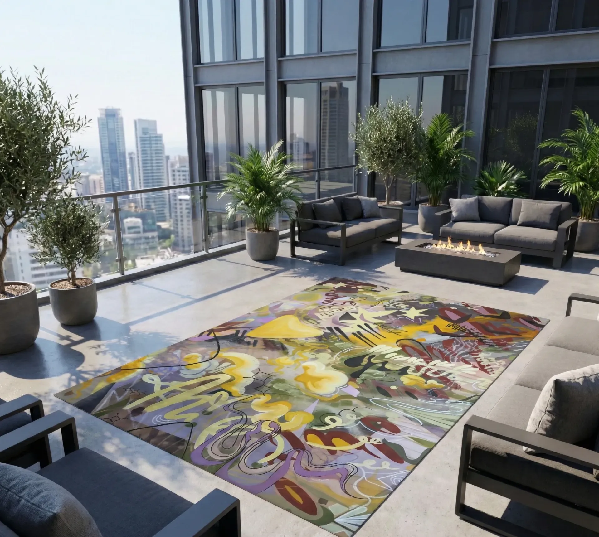 In Your Eyes Outdoor Rug