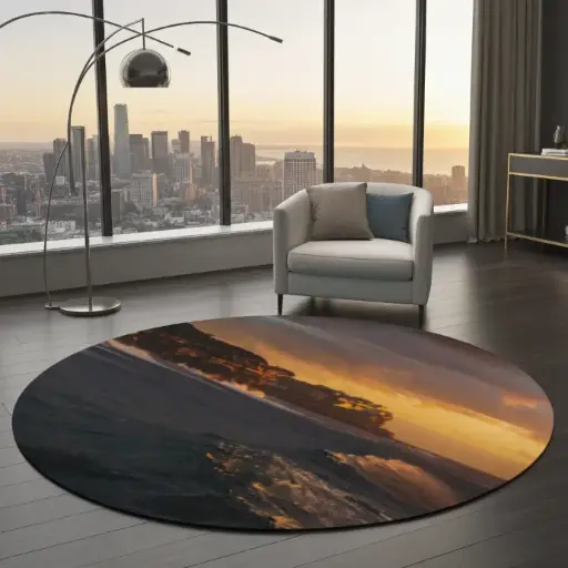 [bronte-surf] Bronte Surf Round Rug