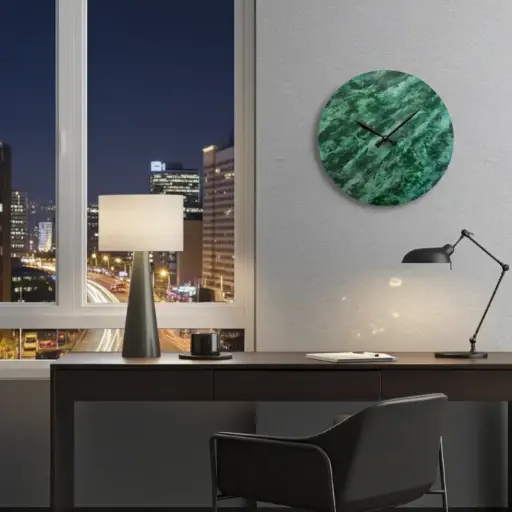 [malachite] Malachite Wall Clock