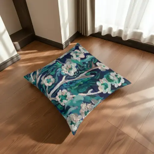 [alendrohome] Flowers at Water Floor Cushion