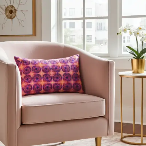 [uta] Net Circles Cushion