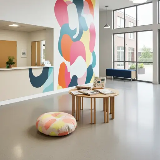 Mind Garden Hue 3 Tufted Round Floor Cushion