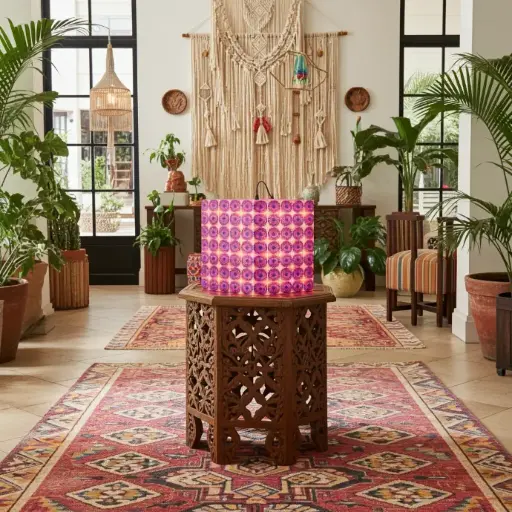 [safety-net-circles-by-uta-feinstein] Net Circles Luminary